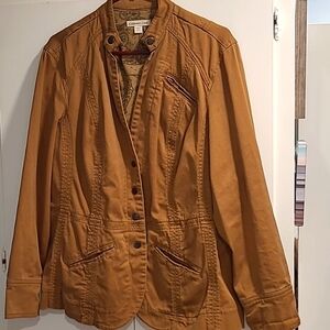 Size 18W Coldwater Creek Tan Lightweight Jacket